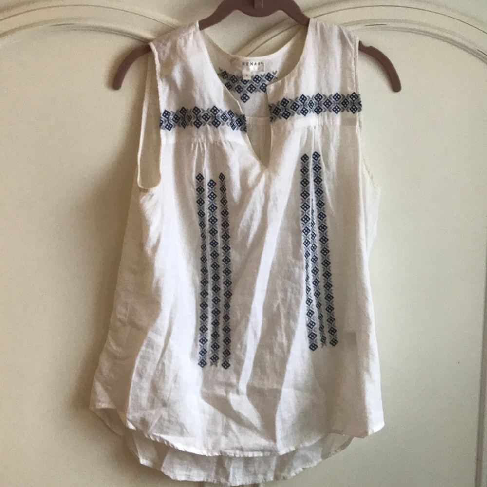 White Tank Blouse